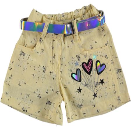 Шорты детские на девочку 7-11 лет, арт.375273 ОПТ фото 3