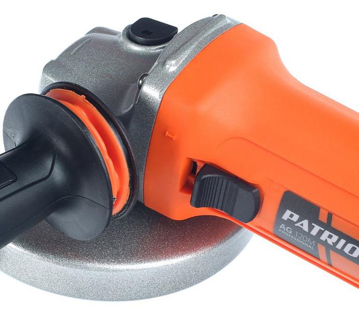 Углошлифовальная машина Patriot AG 120M 720Вт 11000об/мин рез.шпин.:M14 d=125мм фото 4