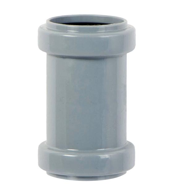 Муфта двухраструбная 40мм для внутренней канализации фото 1