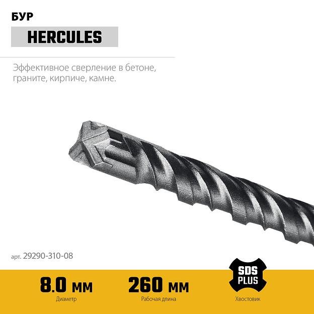 STAYER HERCULES-4Х 8x310 мм, SDS-plus бур (29290-310-08) фото 4