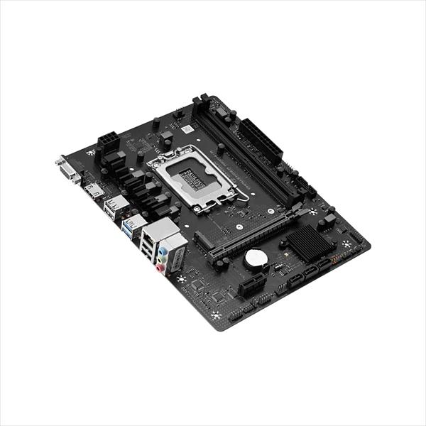 Материнская плата MAXSUN MS-Challenger H610M-R, LGA1700, H610, 2*DDR4, 3*SATA3, M.2, 2*USB 3.2, 4*USB 2.0, 1*PCIEx16, 1*PCIEx1, VGA+HDMI, mATX (MS-Challenger H610M-R) фото 2