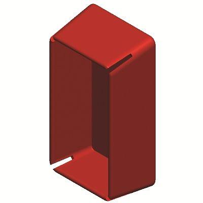 Заглушка торцевая для двойного С-образного профиля 41х41 мм фото 1