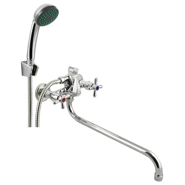 Смеситель ванно-душевой Istok life с длинным S-изливом фото 1