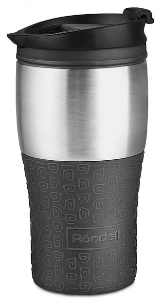 Термокружка для напитков Rondell Stolz RDS-1756 0.32л. серый картонная коробка фото 1