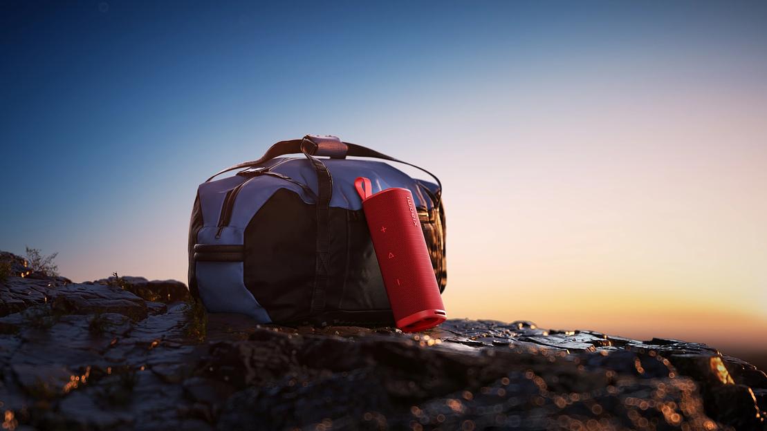 Колонка порт. Xiaomi Sound Outdoor красный 30W 2.0 BT 25м 2600mAh (QBH4263GL) фото 4