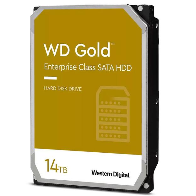 Жесткий диск Western Digital 3.5" 14TB WD142KRYZ Gold SATA3, Cache 256MB, 7200 rpm фото 1