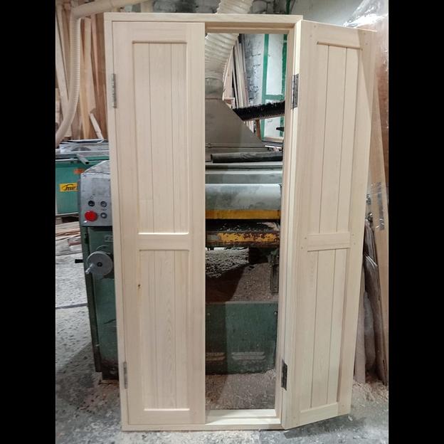 Дверь распашная из дерева фото 3