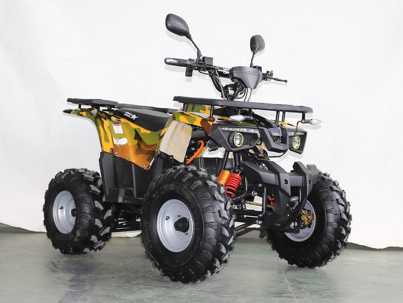 Квадроцикл GreenCamel Атакама T420 (60V 1500W R8 Дифференциал) пониженная, армейский жёлтый фото 4