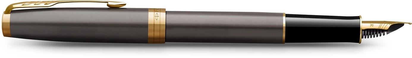 Ручка перьев. Parker Sonnet Grey Core GT (2213680) F подар.кор. фото 3