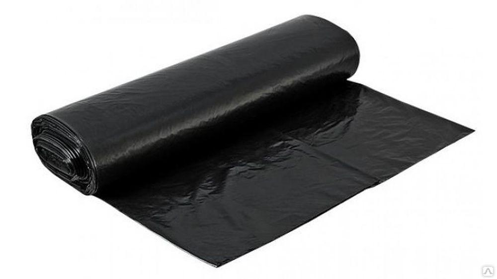 Пакет мусорный 120л. 40мк в рулоне (30шт) фото 1