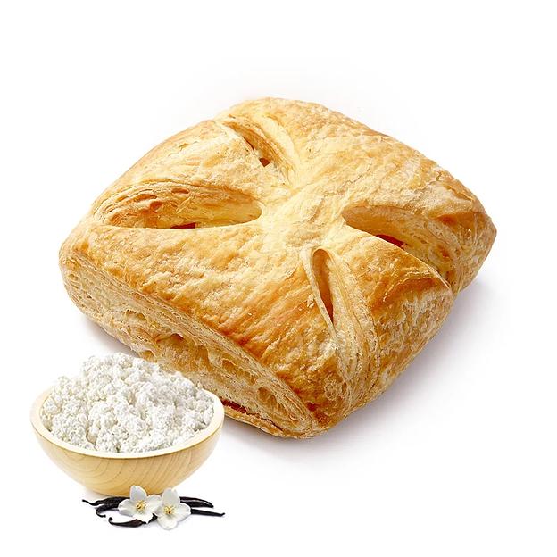 Слойка дрожжевая с творожной начинкой (венгерская ватрушка) ОПТ фото 1