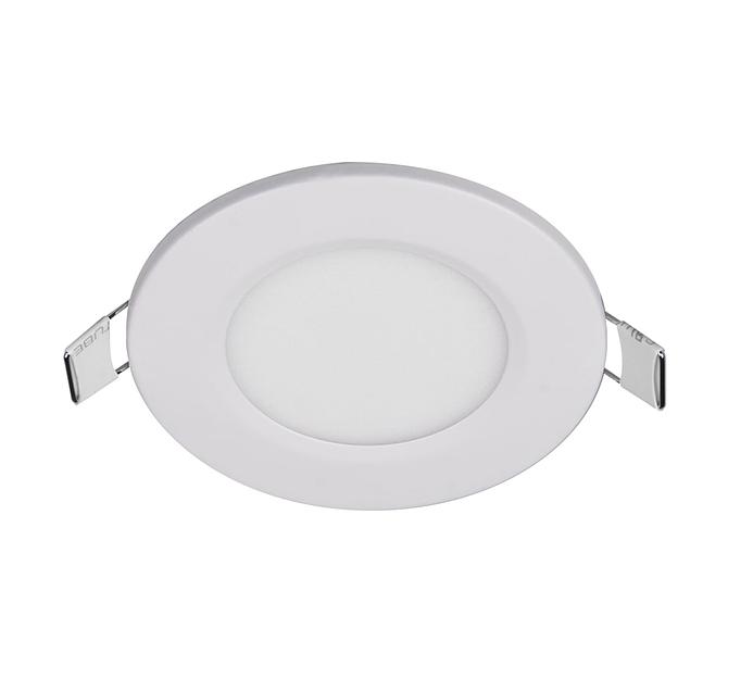 Светильник светодиодный ДВО-3w 4000K 200 Лм IP40 WH d80мм встраиваемый круг JazzWay 5008427A фото 1