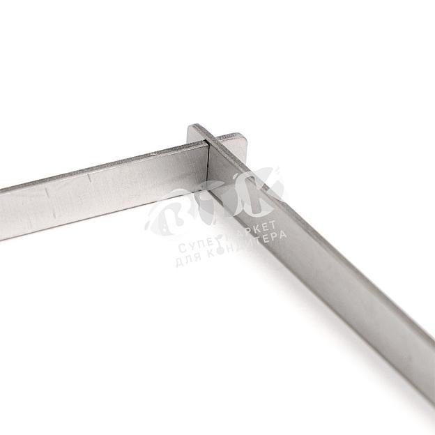 Рамка для конфет и шоколада 180х180х15 мм нержавеющая сталь фото 3