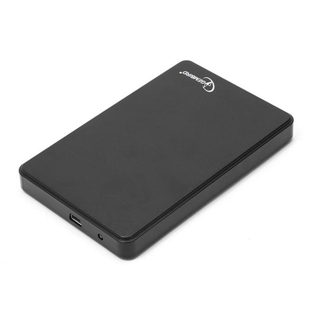 Внешний корпус 2.5" Gembird EE2-U2S-40P, черный, USB 2.0, SATA, пластик Gembird {100} фото 2