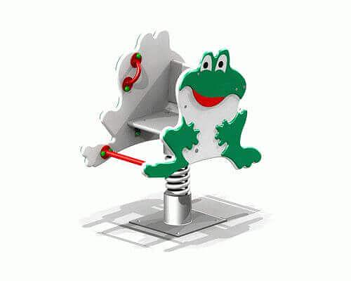 Качалка на пружине Лягушка «Геркулес» фото 1