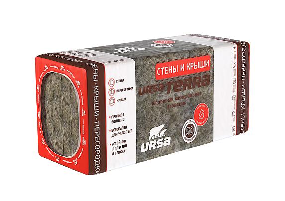 Теплоизоляция URSA TERRA 36PN 1250х610х50 мм (7,6 м²; 0,381 м³) фото 1