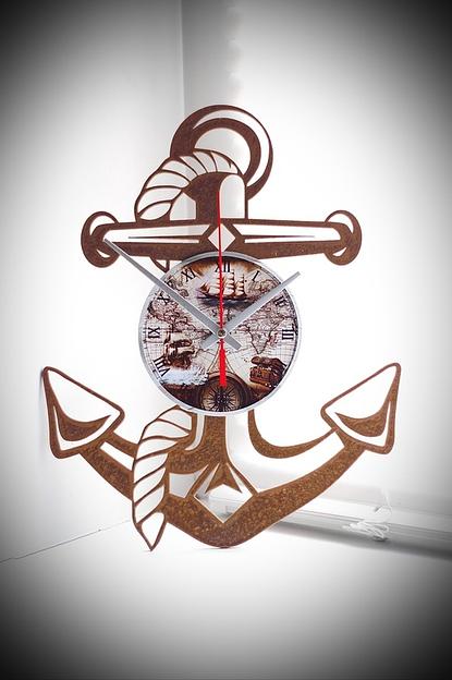Настенные часы «Якорь» ОПТ фото 1