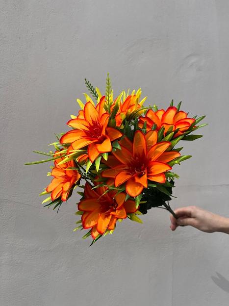 Искусственные цветы ПластЦвет «Герберы» 50 см ОПТ фото 1