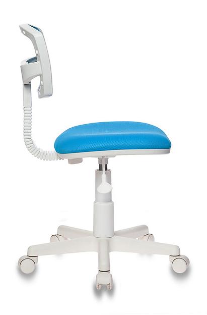 Кресло детское Бюрократ CH-W299 голубой TW-31 TW-55 крестовина пластик пластик белый фото 3