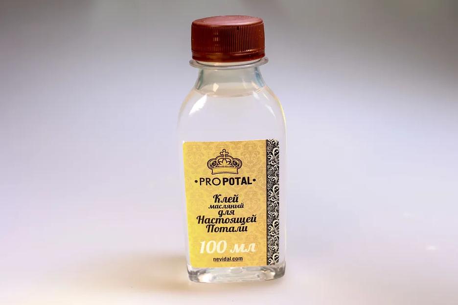 Клей для потали масляный Propotal прозрачный 100 г ОПТ фото 3
