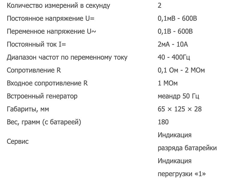 Мультиметр Master Professional M832 ОПТ фото 2