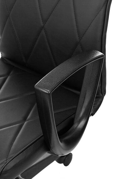 Кресло Бюрократ CH-327 черный эко.кожа крестов. пластик черный фото 5