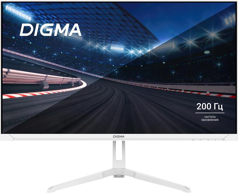 Монитор Digma 23.8" Overdrive 24P410F белый IPS LED 2ms 16:9 HDMI матовая 300cd 178гр/178гр 1920x1080 200Hz G-Sync FreeSync DP FHD USB 3.7кг фото 1