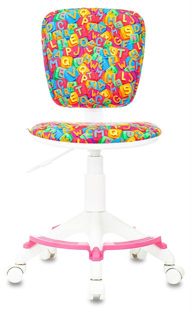 Кресло детское Бюрократ CH-W204/F мультиколор алфавит крестовина пластик подст.для ног пластик белый фото 2