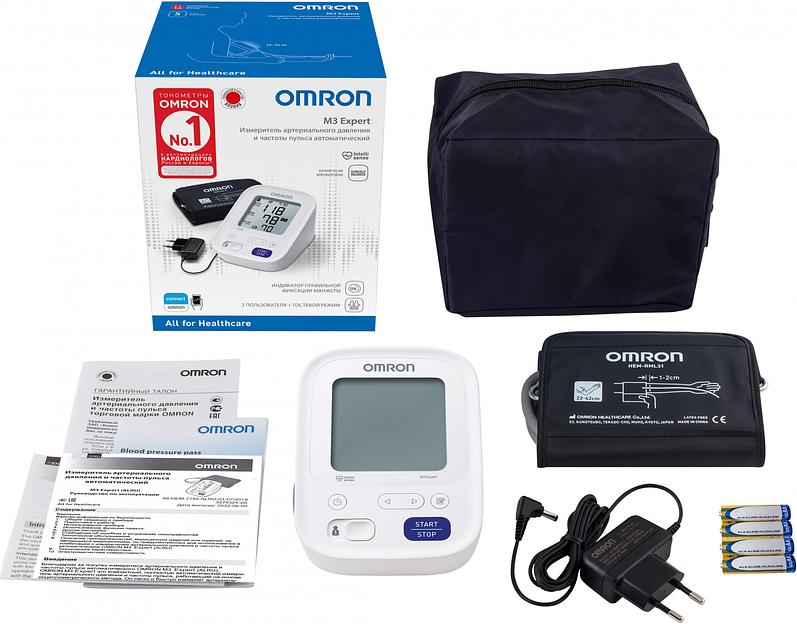 Тонометр автоматический Omron M3 Expert фото 4