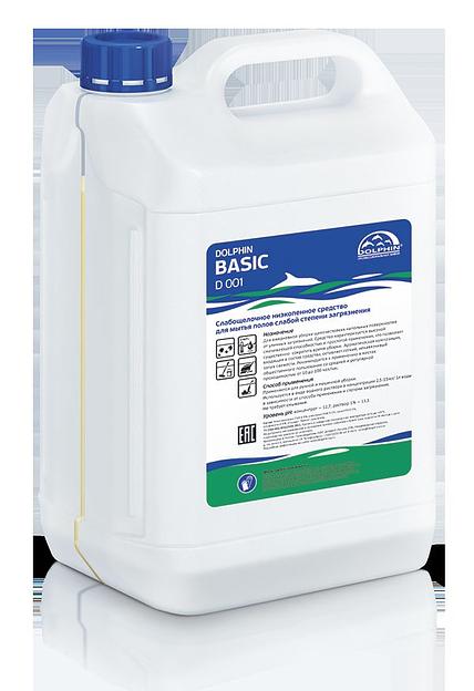 Средство моющее слабощелочное для пола 5 л. слабое загрязнение ph 13 Basic /1/3/ фото 1