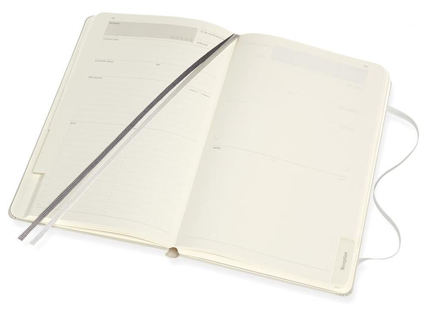 Блокнот Moleskine PASSION WEDDING PASWEDD Large 130х210мм 400стр. подар.кор. светло-серый фото 5