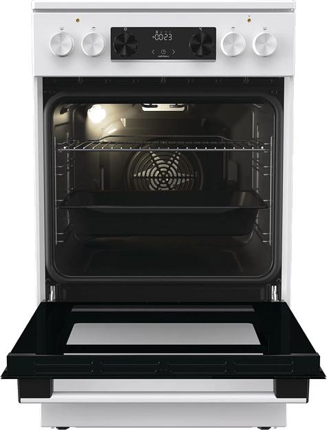 Плита Электрическая Gorenje GEC5C61WG белый стеклокерамика (без крышки) фото 4
