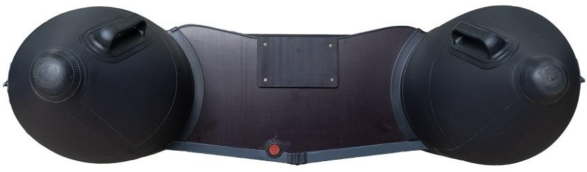 Лодка Таймень NX 3200 СКК, 3200*1500*420 мм., цвет: графит-черный фото 6