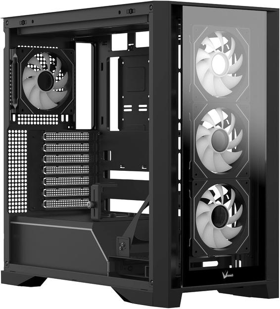 Корпус Formula Air Power G8 Floe черный без БП ATX 2xUSB3.0 1xUSB3.1 audio bott PSU фото 2