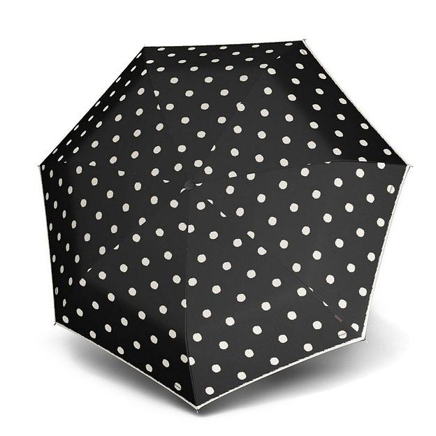 Зонт Knirps механический T.020 Small Manual DOT ART BLACK 95 3020 4901 фото 1