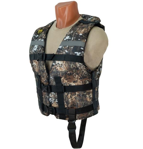 Жилет Таймень спасательный стандартный размер: S (38-42), цвет: камуфляж фото 1