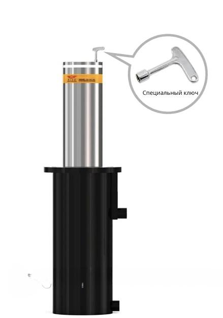 Боллард полуавтоматический 219х600х10 мм, под заказ, код: PG-219/600/10-M ОПТ фото 1