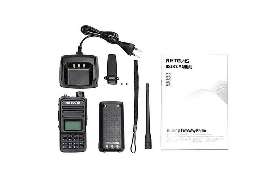 Рация Retevis RT85 черная ОПТ фото 7