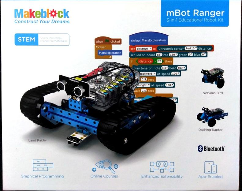 Робототехнический набор mBot Ranger Robot Kit (Bluetooth-версия) фото 3