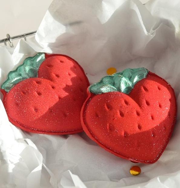 Бомбочка для ванны Bliss you «Клубника» 220 г ОПТ фото 1