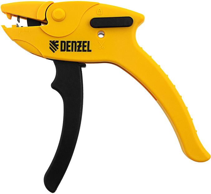 Щипцы для зачистки электропроводов, сечением 0,2-6 мм2, функция обрезания проводов// Denzel фото 3