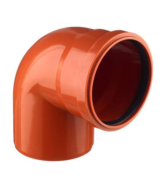 Отвод наружной канализации 160х87 град. фото 2