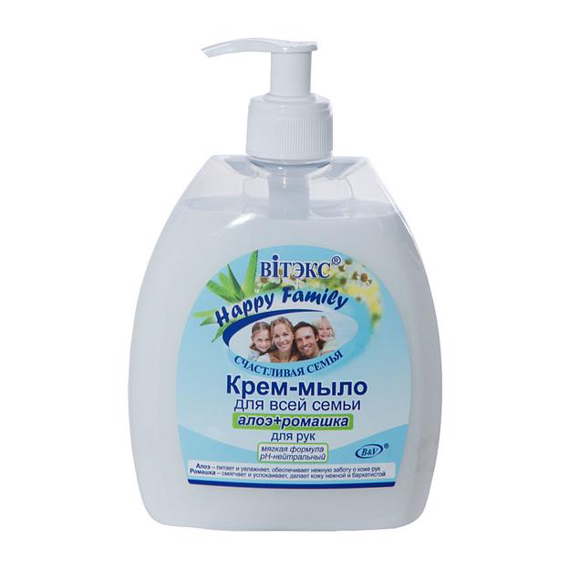 Витэкс крем-мыло для рук алоэ+ромашка 500мл фото 1