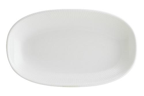 Блюдо овальное 190*110 мм. Ирис Белый, форма Гурмэ /1/12/ фото 1