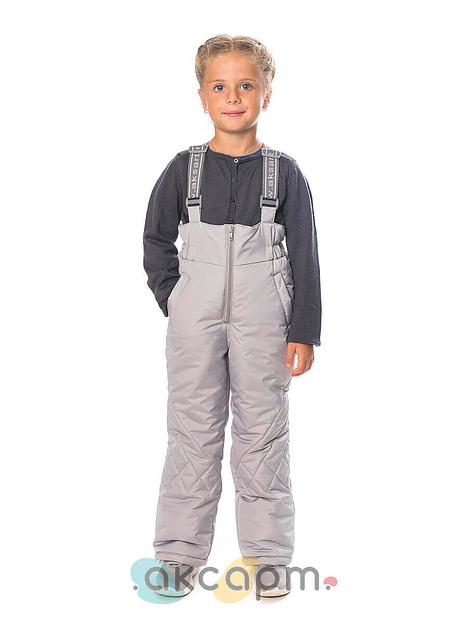 Полукомбинезон утепленный 26/104 светло серый ОПТ фото 1