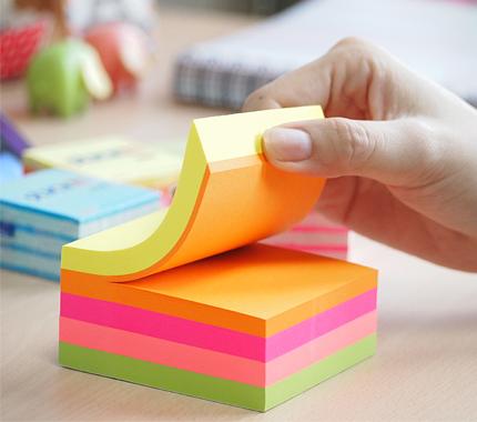 Блок самоклеящийся бумажный Stick`n 21203 51x51мм 250лист. 70г/м2 неон 5цв.в упак. фото 5