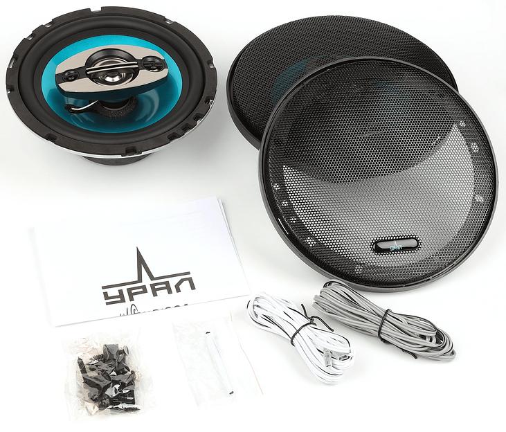 Колонки автомобильные Ural Бирюза АС-Б1647 140Вт 92дБ 4Ом 16.5см (6 1/2дюйм) (ком.:2кол.) коаксиальные четырехполосные фото 6