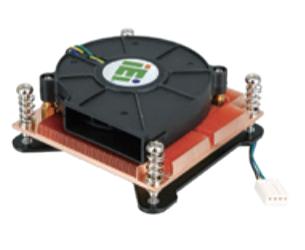 Высокопроизводительный вентилятор CF-115XA, LGA 115X, Intel Xeon/Core i7/i5/i3 CPU, 89 х 92.6 х 27.4, 1U, 73 Вт фото 1