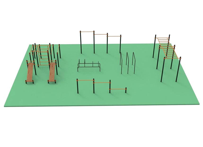 Воркаут площадка DLG «WP-3008» фото 1