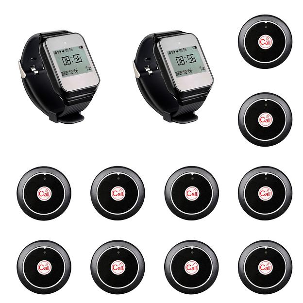 Система вызова из 2-х часов и 10-ти кнопок SWB26-1 фото 1